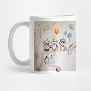 Koala Watercolor Painting, The Koalas Birthday Party! Mug